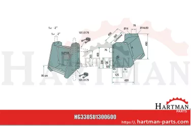 Poidło pływakowe mod. 600 V2A, 3/4" 130.0600, 1300600
