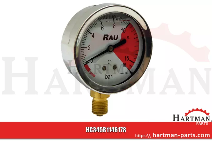 Manometr Ø 63 mm gwint 1/4" B1146178, VNB1146178, 345B1146178