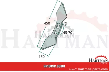 Redlica dwusercowa promień - 300