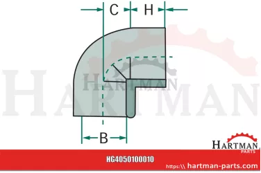 Kolanko 90° 90°