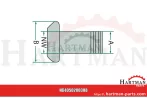 Gniazdo 6" z gwintem zewnętrznym 2 1/2″