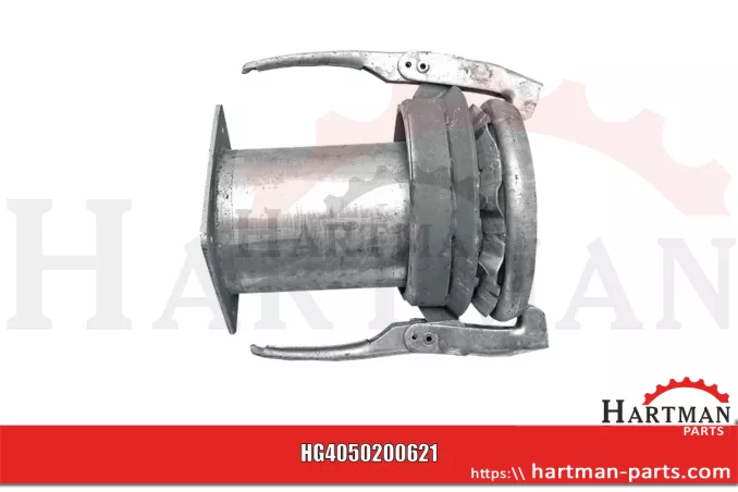 Złącze męskie 8” z kołnierzem 8”