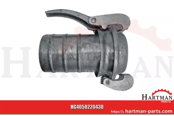 Kula 4″ z końcówką do węża 4″ z pierścieniem blokującym dźwignię