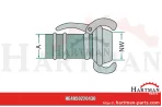Kula 5″ z końcówką do węża 5″ z pierścieniem blokującym dźwignię