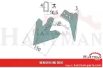 Gęsiostopka 150 x 3 mm R409456