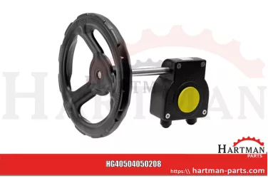 Przekładnia ślimakowa z kołem ręcznym IP65, dopokrywy DN250/300, czwor