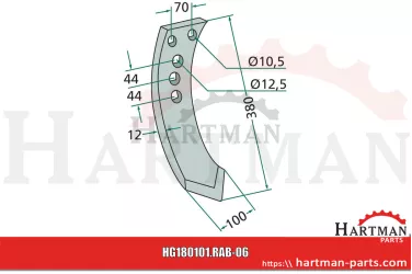 Dłuto redlicy 63443309, GG-210