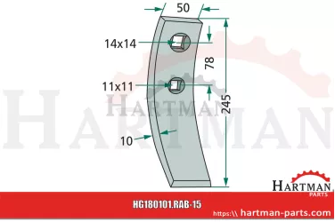 Dłuto redlicy 63433003, GG-251