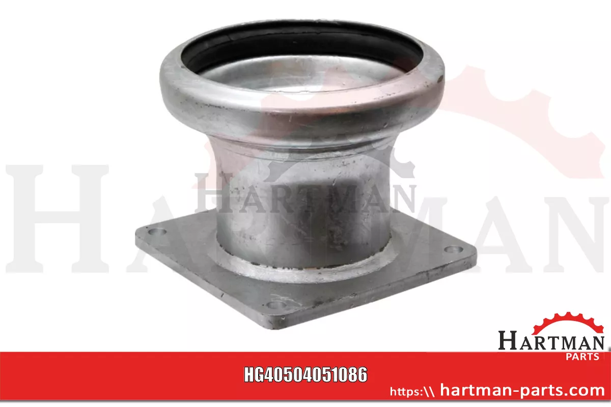 Kielich 4″ z kołnierzem 4″