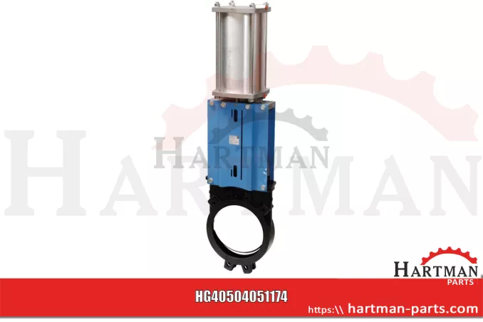 Zasuwa Watergates PD-WEG DN 250 pneumatyczna, dwustronnego działania W