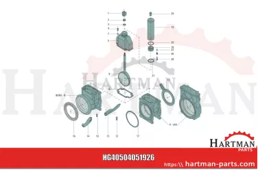 Podkładka do siłownika hydraulicznego 03HI200011