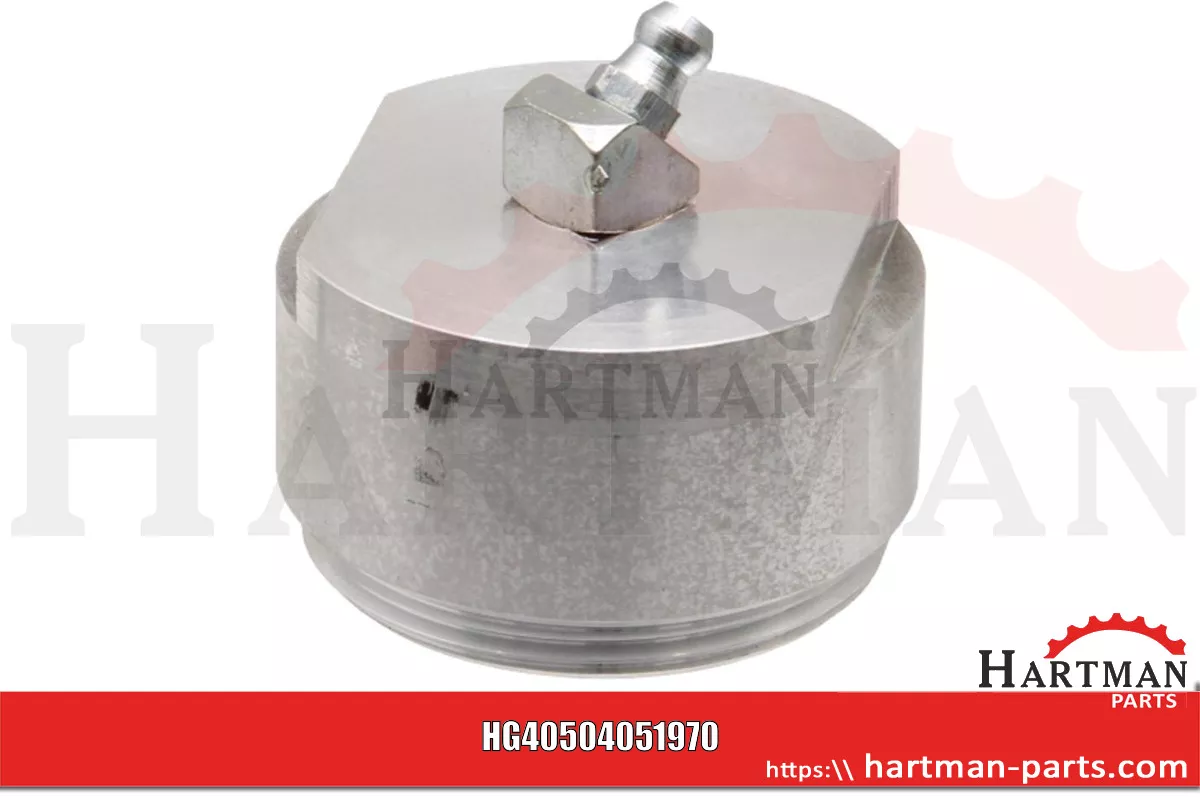 Kapturek smaru aluminium, ze smarowniczką