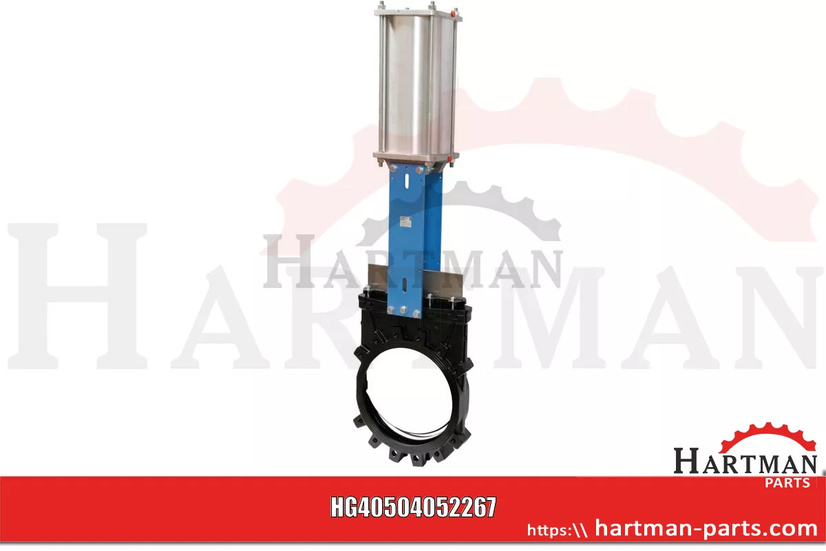 Zasuwa Watergates PD-WEG DN 400 pneumatyczna, dwustronnego działania W