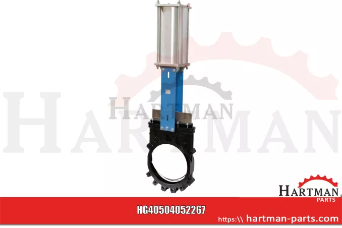 Zasuwa Watergates PD-WEG DN 400 pneumatyczna, dwustronnego działania W