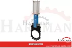 Zasuwa Watergates PD-WEG DN 400 pneumatyczna, dwustronnego działania W