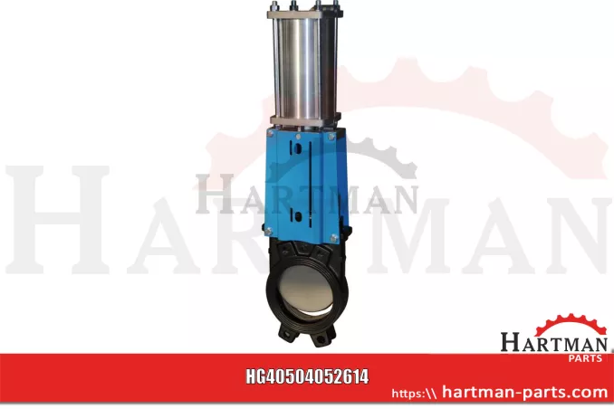 Zasuwa płytowa DN 200, pneumatyczna WGE_GG-EPDM-200/PD