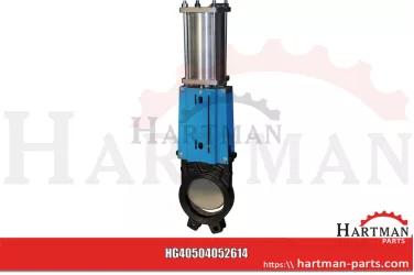 Zasuwa płytowa DN 150, pneumatyczna WGE-GG-EPDM-150/PD