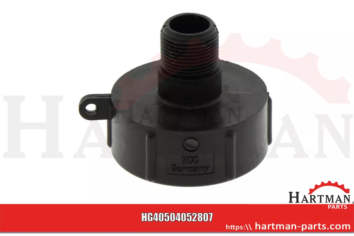 Adapter IBC S 60 x 6 gwint wewnętrzny na R 3/4'', gwint zewnętrzny 360