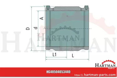Muffe innenØ 140mm 490104140