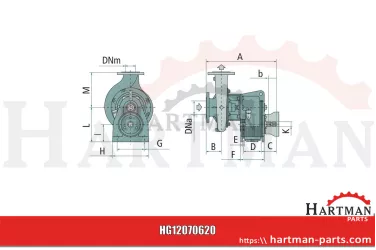 Pompa odśrodkowa Rovatti T3-100A