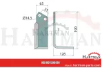 Protractor prawy, powlekany 035268.1