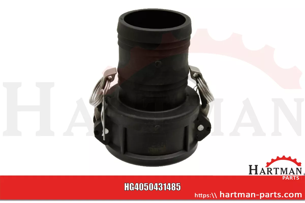 Złącze męskie 2″z końcówką do węża 50mm Kunststoff, Typ C