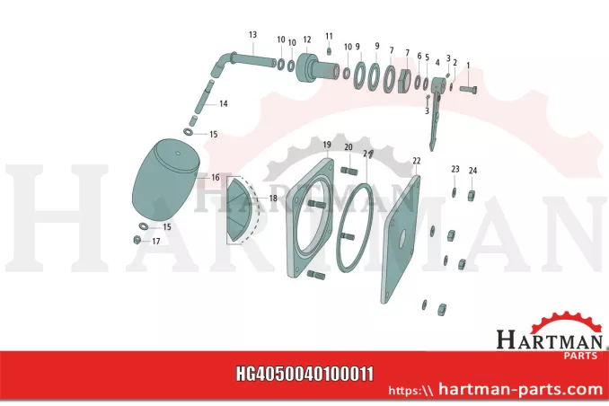 Pierścień uszczelniający Ø 60 x 36 x 3 mm GGOM0434100004