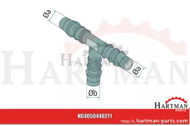 Trójnik 90° prosty