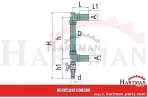 Wskaźnik stanu napełnienia art. 0441, 1000 mm ARZO0441100000