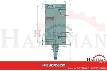 Siłownik pneumatyczny ARZO0576250000