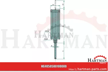 Siłownik pneumatyczny ARZO0580100000