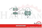 Siłownik obrotowy hydrauliczne, art. 0605 ARZO0605150000