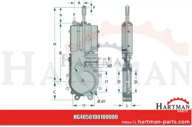 Zasuwa płytkowa ARZO0100250000