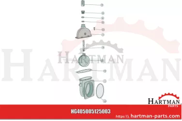 Nakrętka tulei ze smarowniczką 90° ARZO0113100000