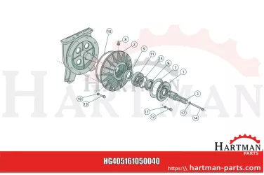 Wałek 1 3/8" 1650004700