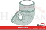 Przenośnik powietrza, strona ssąca FIX wygięty 90°, Ø 60 mm 162710010,