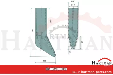 Dysza gumowa 95155, 95068