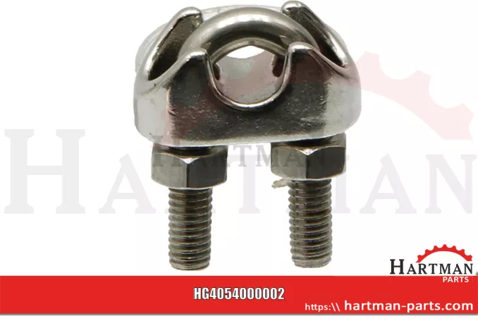 Zacisk linowy nierdzewny, 6 mm 4054000002