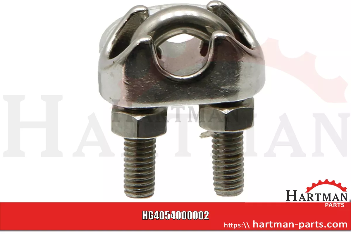 Zacisk linowy nierdzewny, 8 mm 4054000003