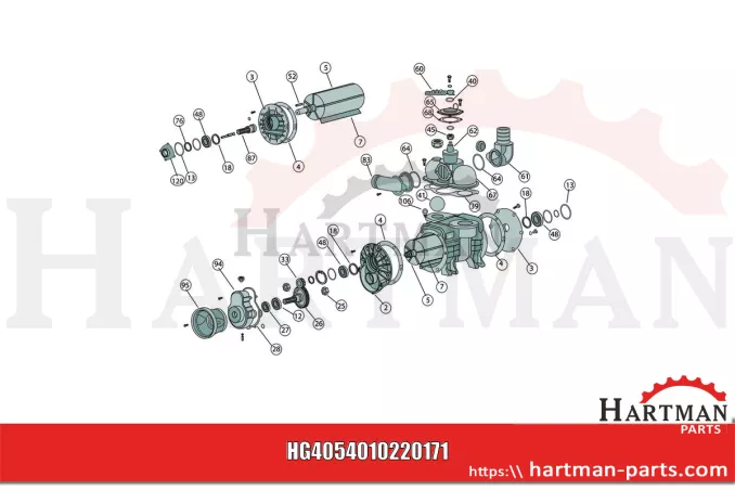 Wirnik do MEC 13500 4010220152, 4010220171