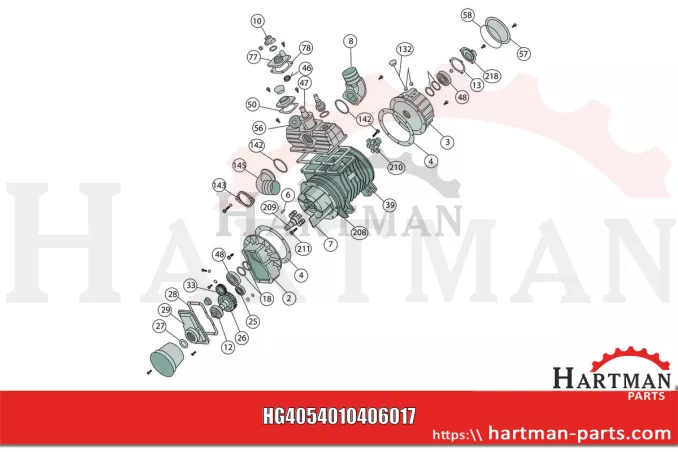 Koło zębate 1000 1/min., 44 zęby, M2.5 4020507009