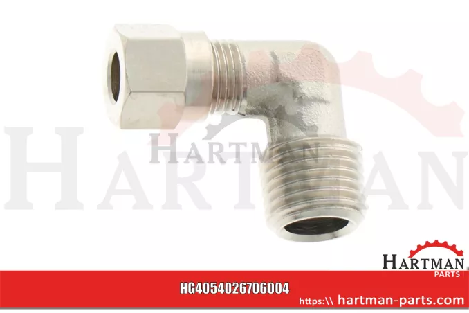 Przyłącze 90° G 1/4, Ø 6 mm 4026706004