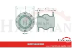 Złączka gumowa z kołnierzem 5060010012, ARZO740125000