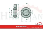 Przegub obrotowy 07-D200 z silnikiem hydraulicznym
