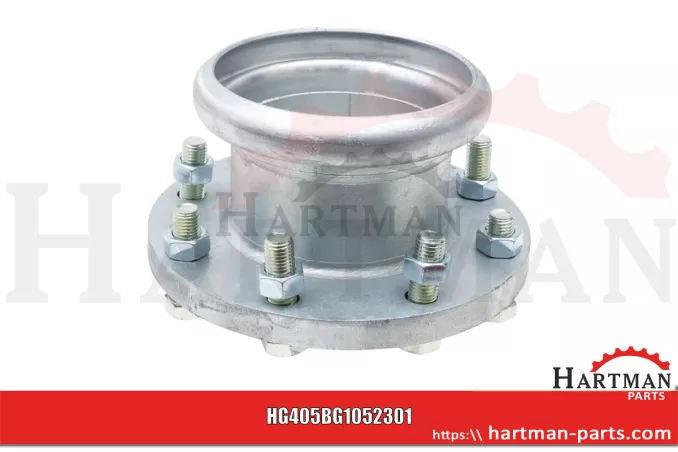 Króciec węża S73, HK 108, ocynkowany 1052301, 105 2301