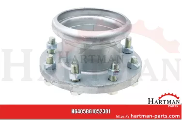 Króciec węża S73, HK 159, ocynkowany 1072301, 107 2301