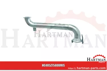 Kolanko rozlewacza z wtykiem 6" Długość 1200 mm pasuje do systemu włos