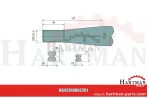 Ząb z nakrętką stożkową 53049, 181011, 181000