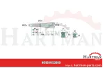 Tuleja do przyspawania do zębów z gwintem M20 18100-35