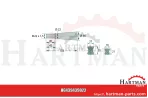 Ząb do dużych bel z nakrętką stożkową 439439022